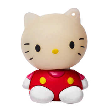 USB drive Hello Kitty el famoso gatito en color blanco diseño original 3D para llevar en el llavero