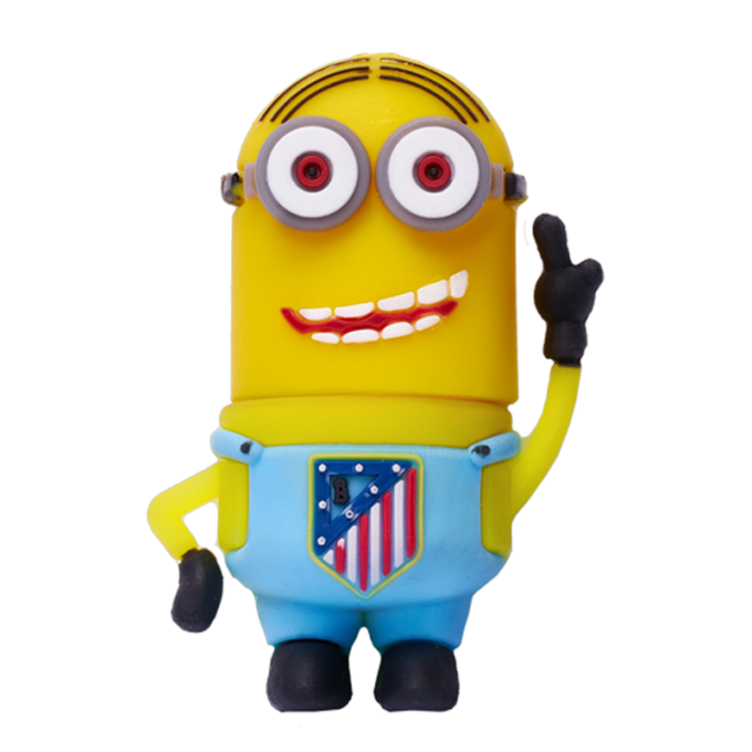 Memoria usb - Figura Minion deportivo en goma blanda versión 2.0 para Windows y MAC