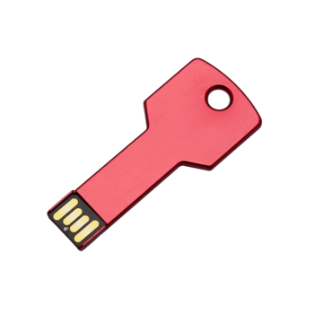 Memoria USB Tipo Llave Rojo - material promocional