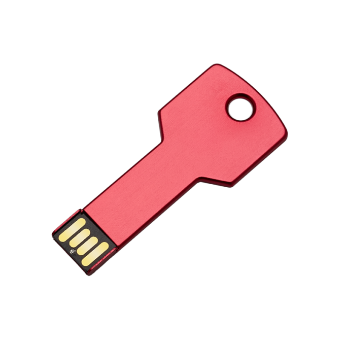 Memoria USB Tipo Llave Rojo - material promocional