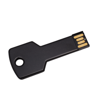 Memoria USB Tipo Llave color Negro Material publicitario