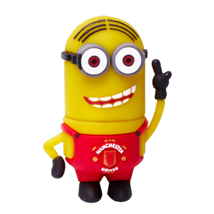 Memoria USB Minion del Manchester United 3D - Pendrive promocional hasta 64 GB