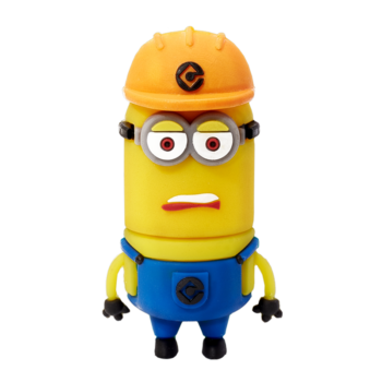 Flash drive - Memoria USB versión 2.0 personajes animados como el Minion Ingeniero - figuras - Publicidad empresarial