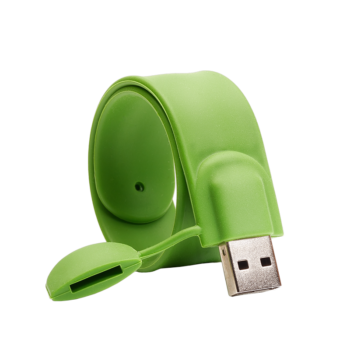 Memoria USB Pulsera Clásica Verde