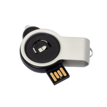 Memoria USB Twister tipo Destapador Negro- Merchansing promocional