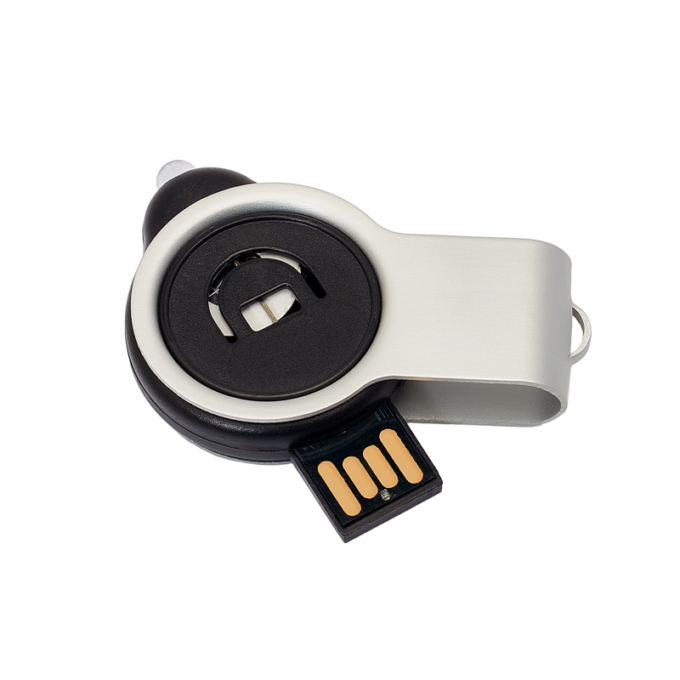 Memoria USB Twister tipo Destapador Negro- Merchansing promocional