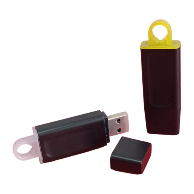 Memoria USB Jet - base de color negro con anillo de color - Store Merchandising - Perú