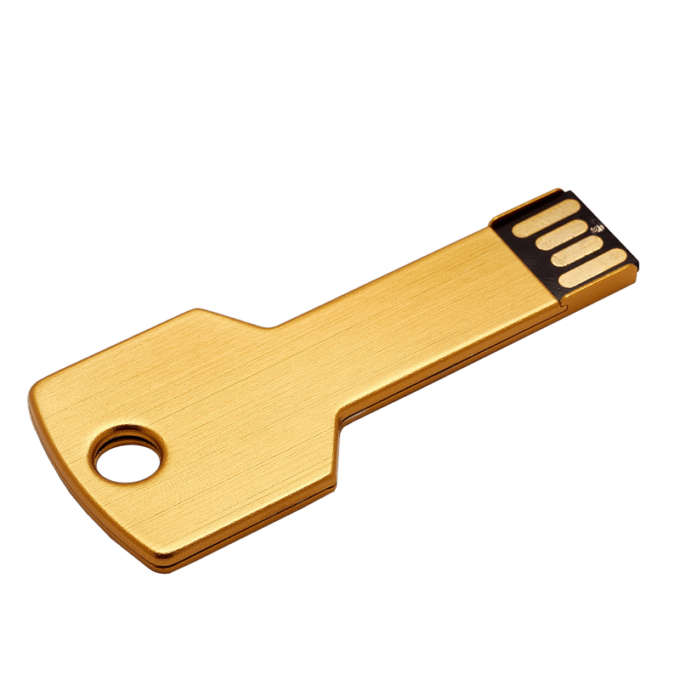 Memoria USB Llaves Dorado - Store Merchandising - Perú