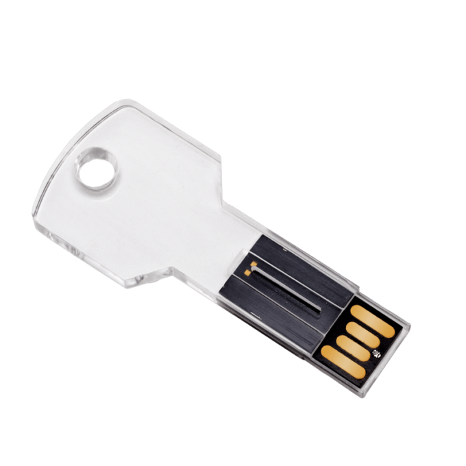 Memoria USB Llaves Transparente - Store Merchandising - Perú