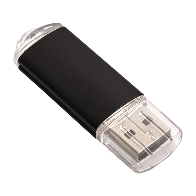 Memoria USB Metal Plastic Negro - Store Merchandising - Perú