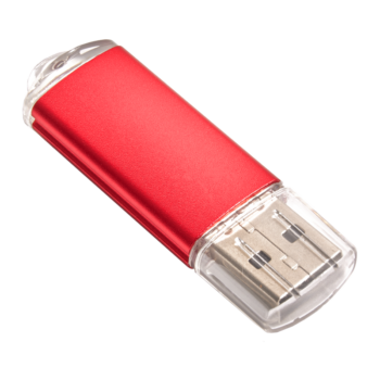 Memoria USB Metal Plastic Rojo - Store Merchandising - Perú