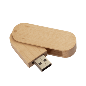 Memoria USB Rocket Madera - Store Merchandising - Perú