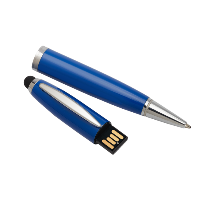 Memoria USB Touch Pen Azul - Esfero - Store Merchandising - Perú