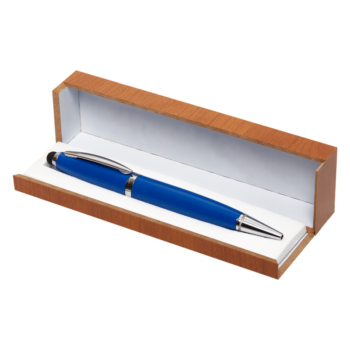 Memoria USB Touch Pen Azul con caja - Esfero - Store Merchandising - Perú