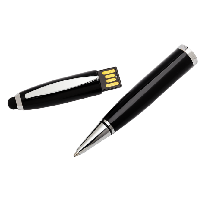 Memoria USB Touch Pen Negro - Esfero - Store Merchandising - Perú